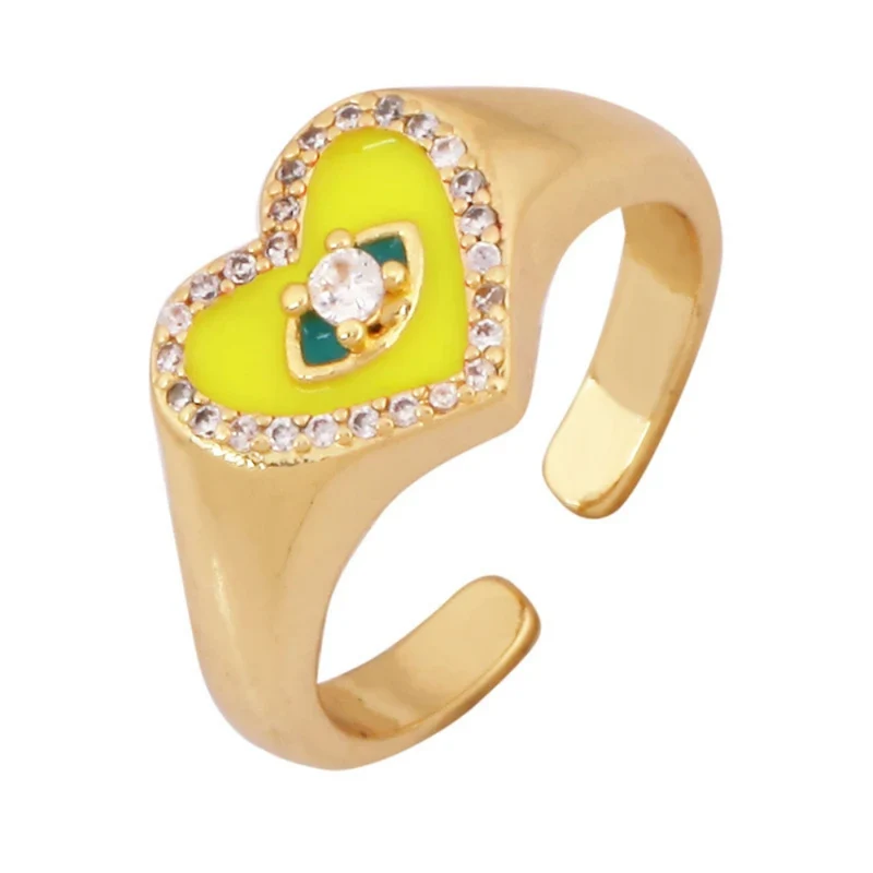Bague Chevalière Cœur Œil