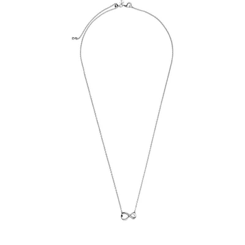 Pandora Moments 925 Sterling Silver Infinity Necklace 398821C01-50 (Length: 50.00 cm)