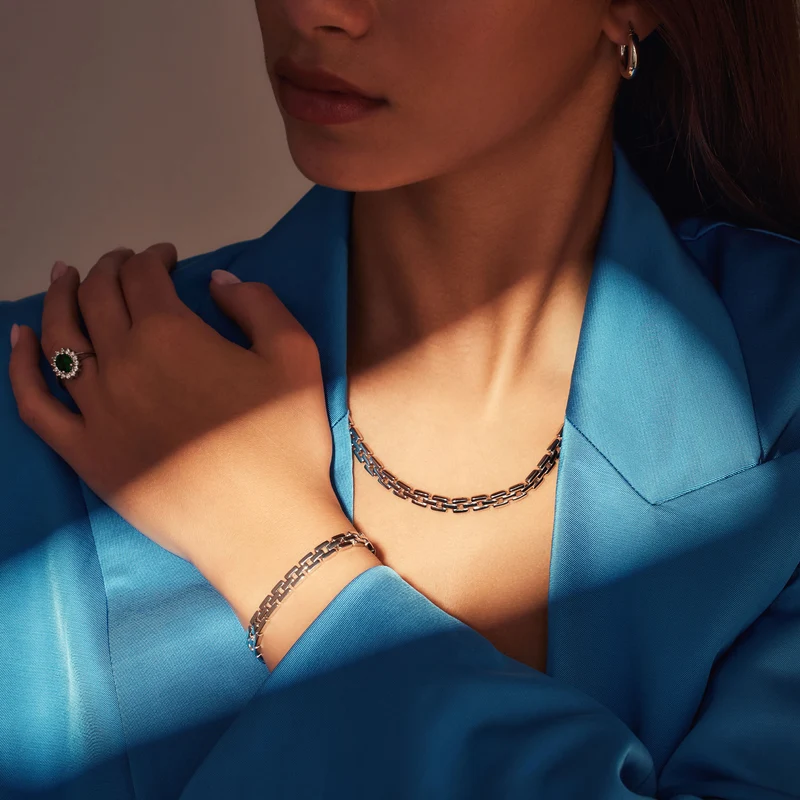 Parte Di Me Bibbiena Poppi Collier Plaqué or 14 carats PDM34089