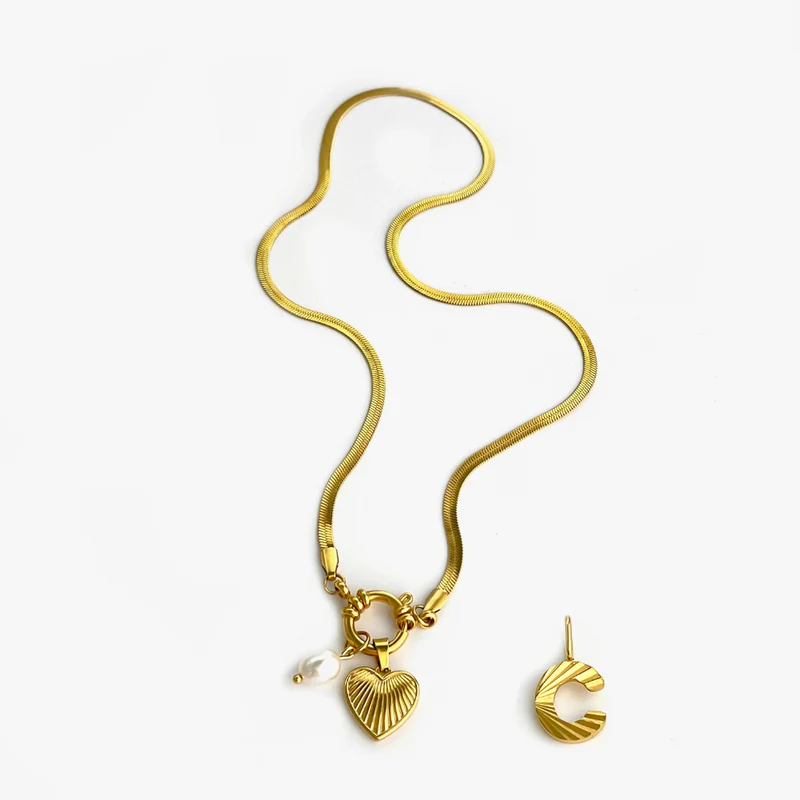 Collier Charms Lettre