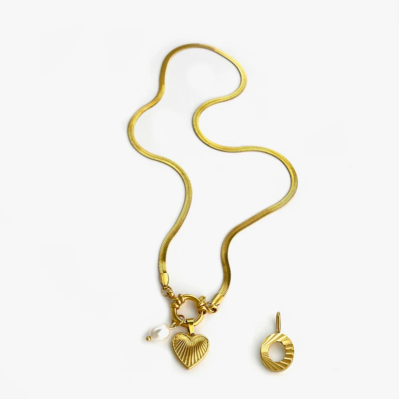 Collier Charms Lettre