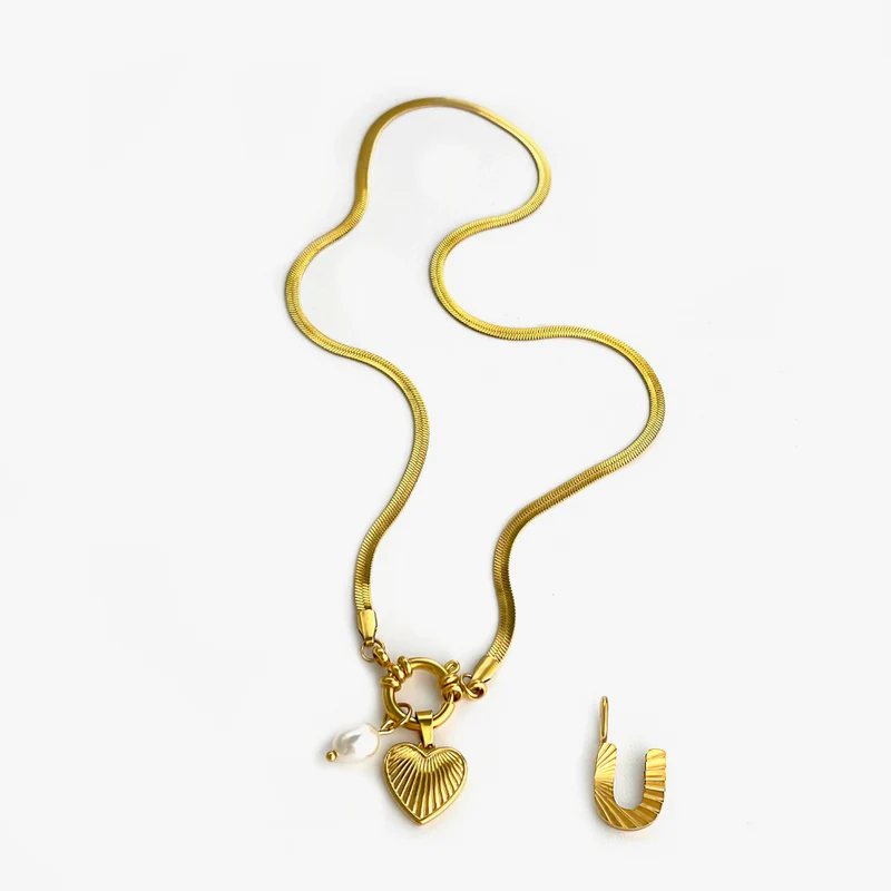Collier Charms Lettre
