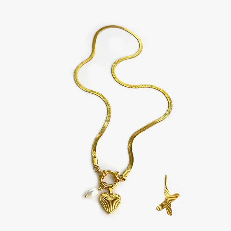 Collier Charms Lettre