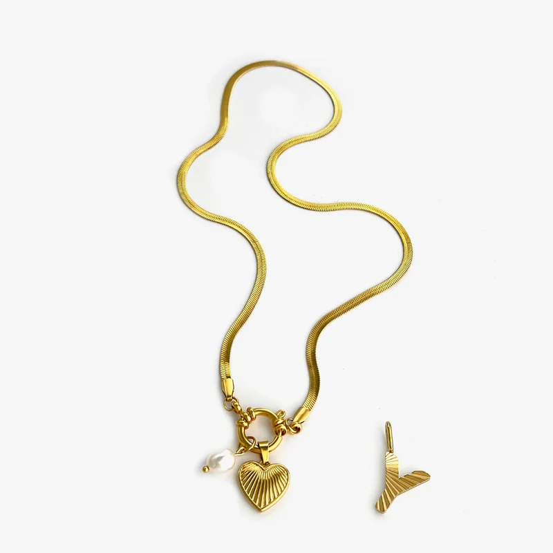 Collier Charms Lettre