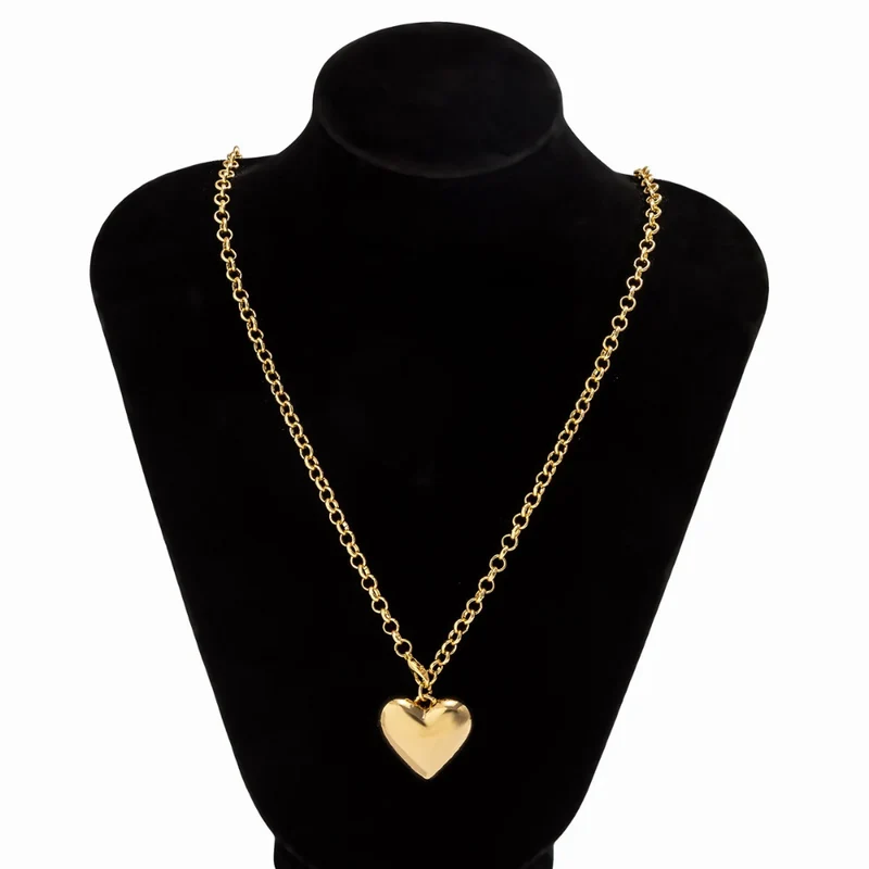 Collier en Y Gros Cœur