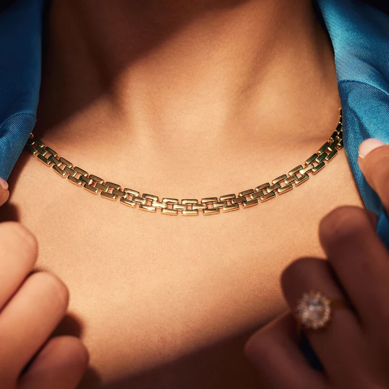 Parte Di Me Bibbiena Poppi Collier Plaqué or 14 carats PDM34090