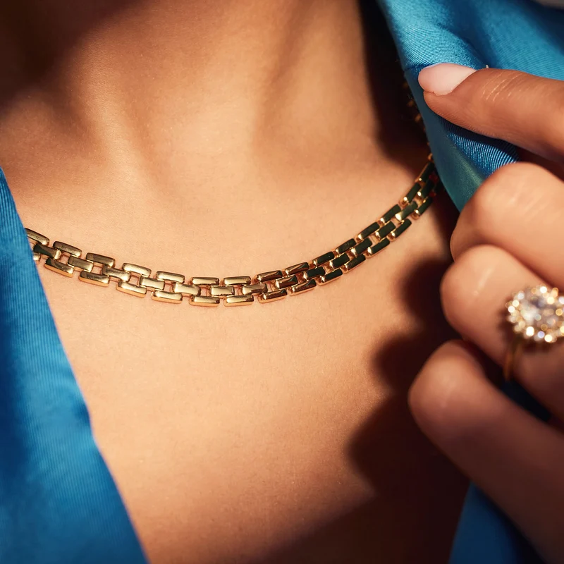 Parte Di Me Bibbiena Poppi Collier Plaqué or 14 carats PDM34090
