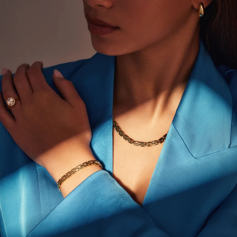 Parte Di Me Bibbiena Poppi Collier Plaqué or 14 carats PDM34090