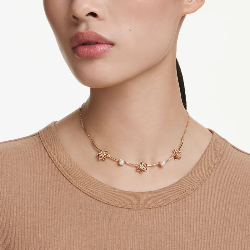 Swarovski Idyllia Collier Couleur Or 5732388