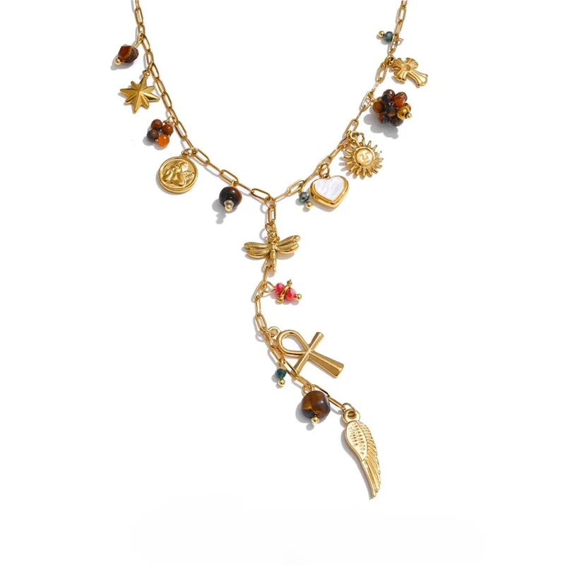 Collier en Y Charms