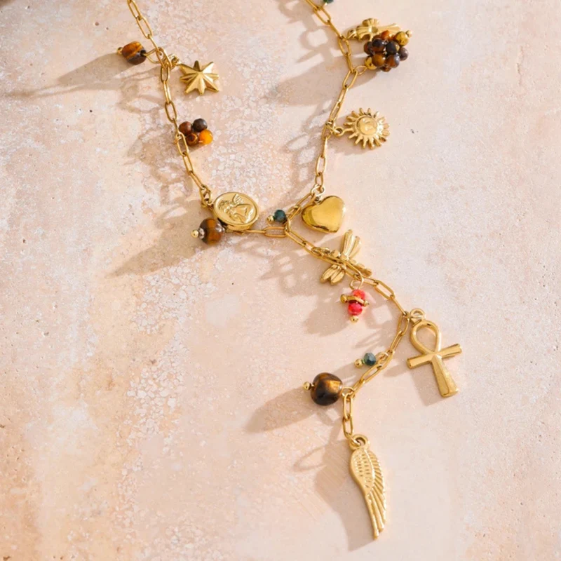 Collier en Y Charms