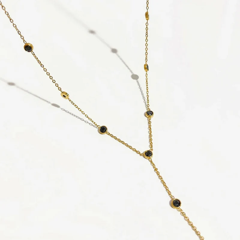 Collier en Y Brillant