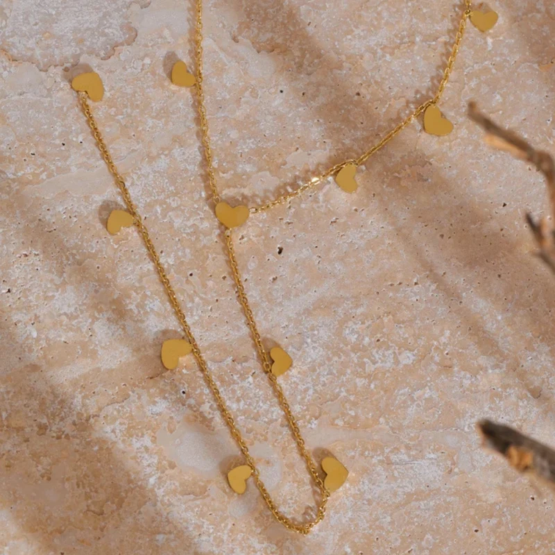 Collier en Y Cœur