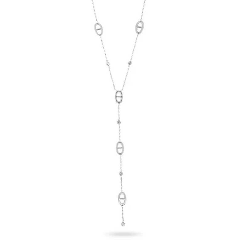 Collier en Y Ovale