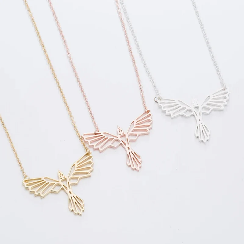 Collier Phœnix Origami