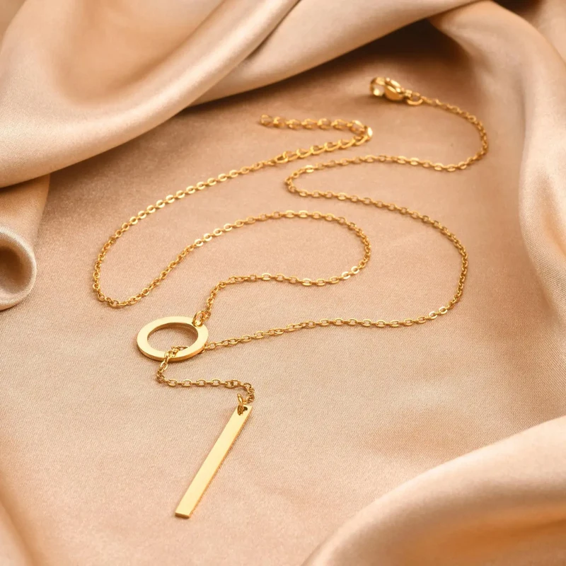 Collier en Y Minimaliste