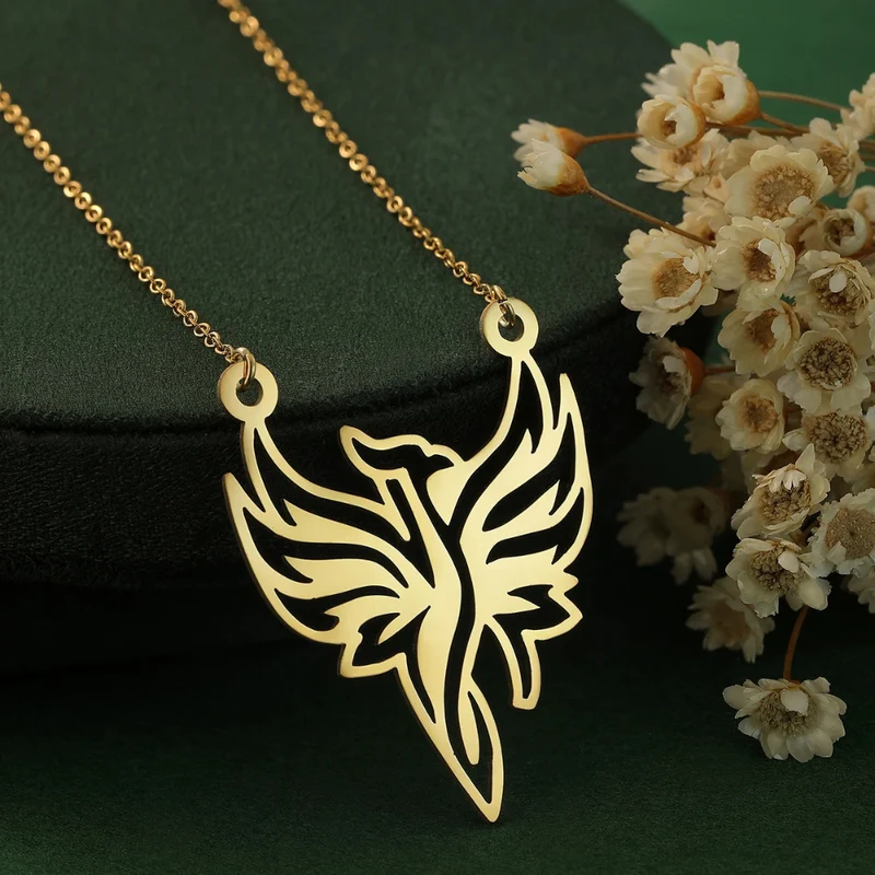 Collier Phœnix Acier Inoxydable