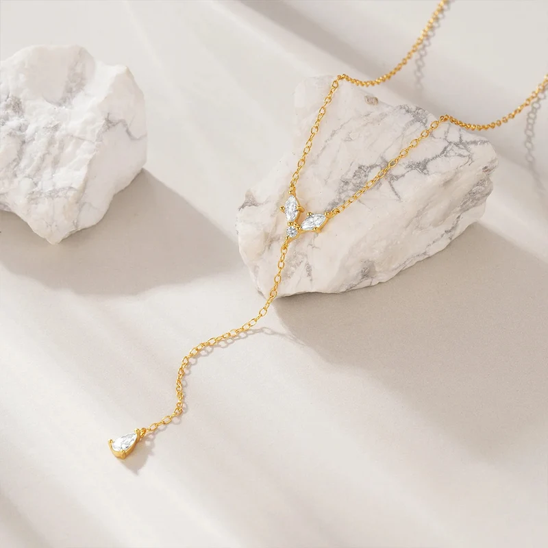 Collier en Y Diamant