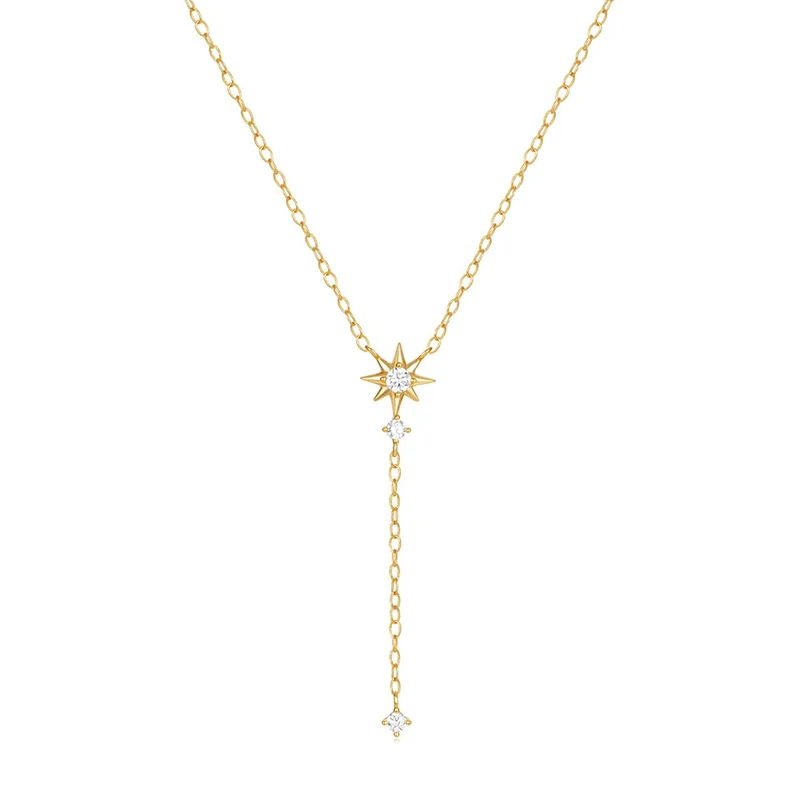 Collier en Y Étoiles Strass