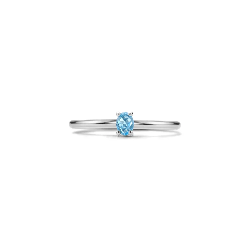 Blush Femmes Bague Or blanc 1204WBT/56