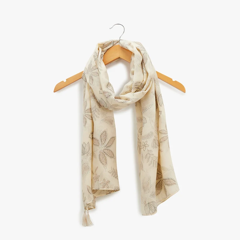 Foulard ecru Licata
