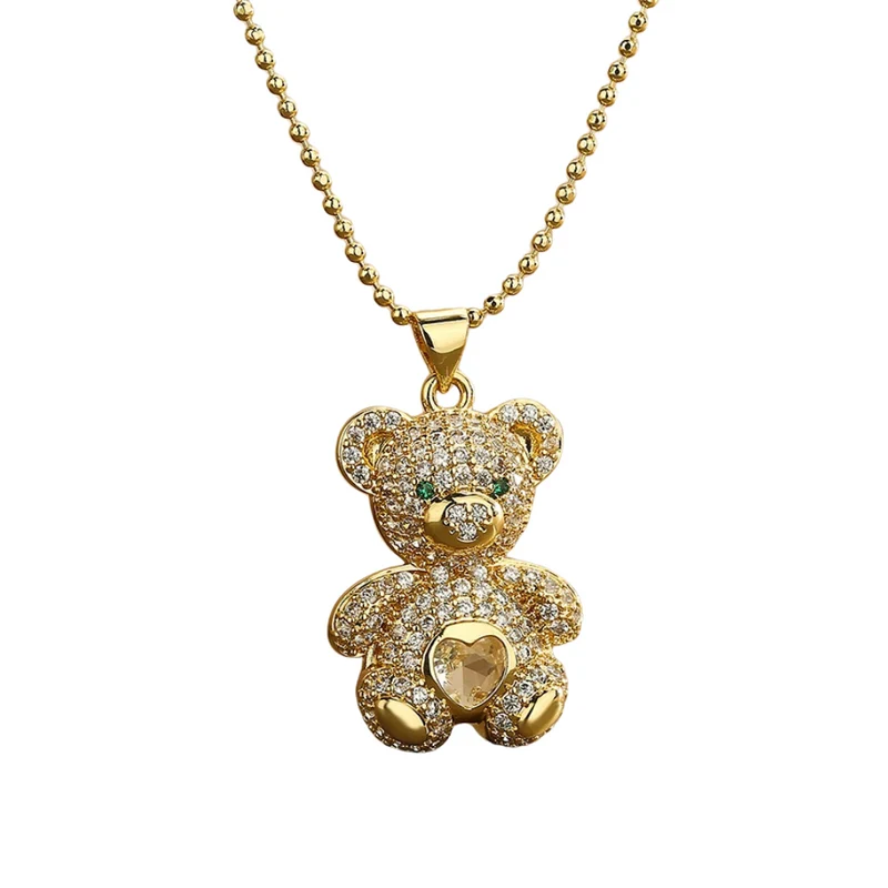 Collier Ours Cœur