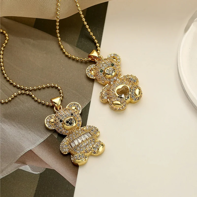 Collier Ours Cœur