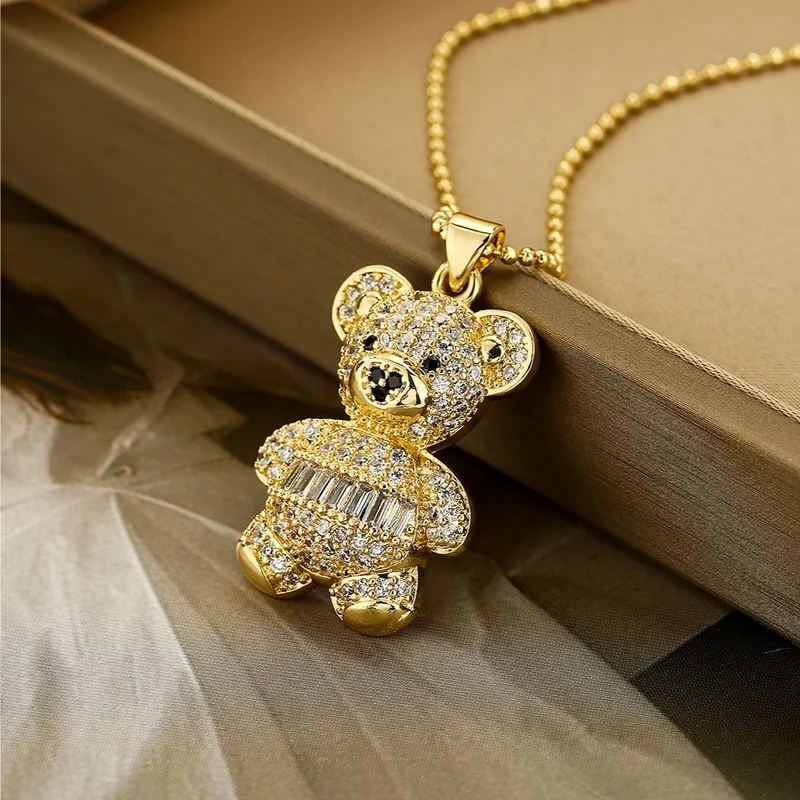 Collier Ourson Brillant