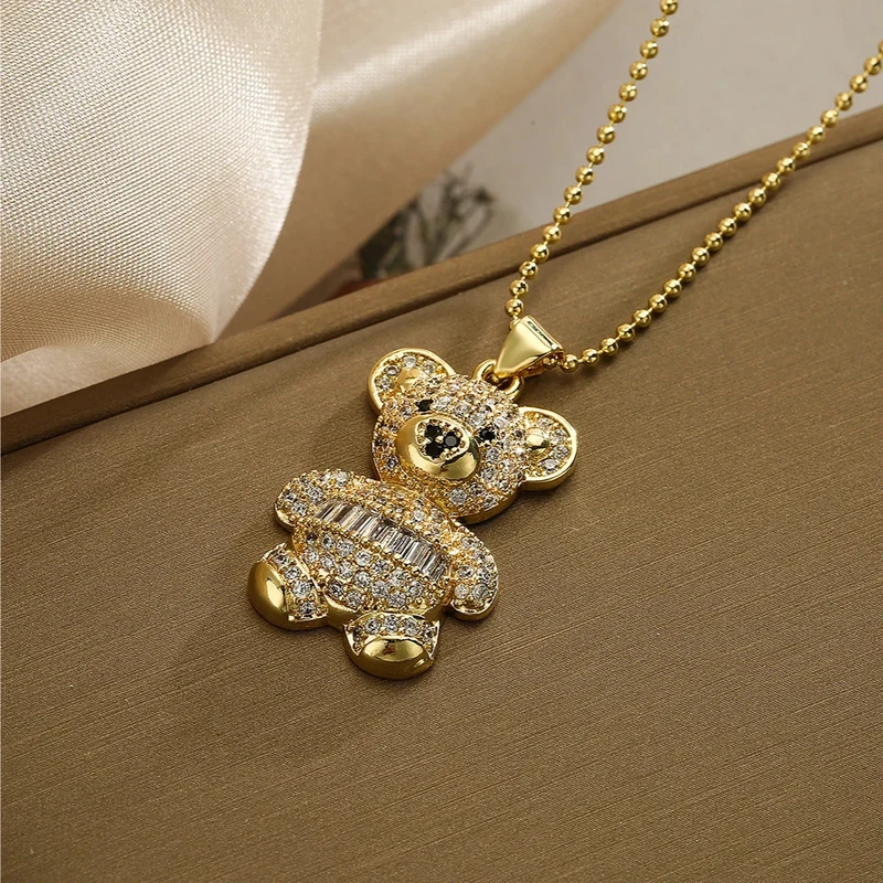 Collier Ourson Brillant