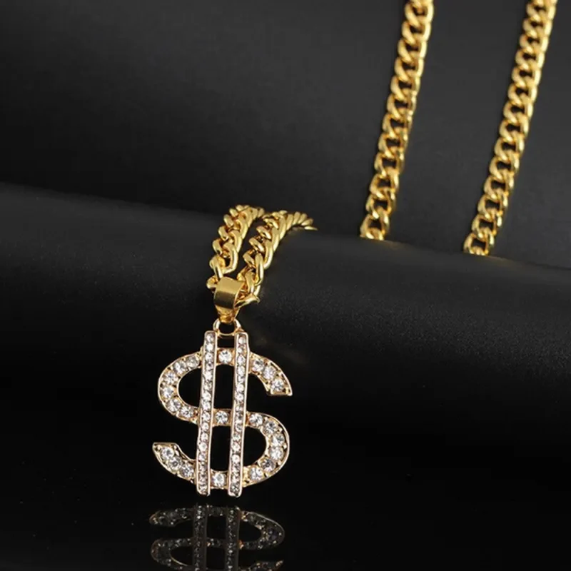 Collier en or Thug Life Dollars