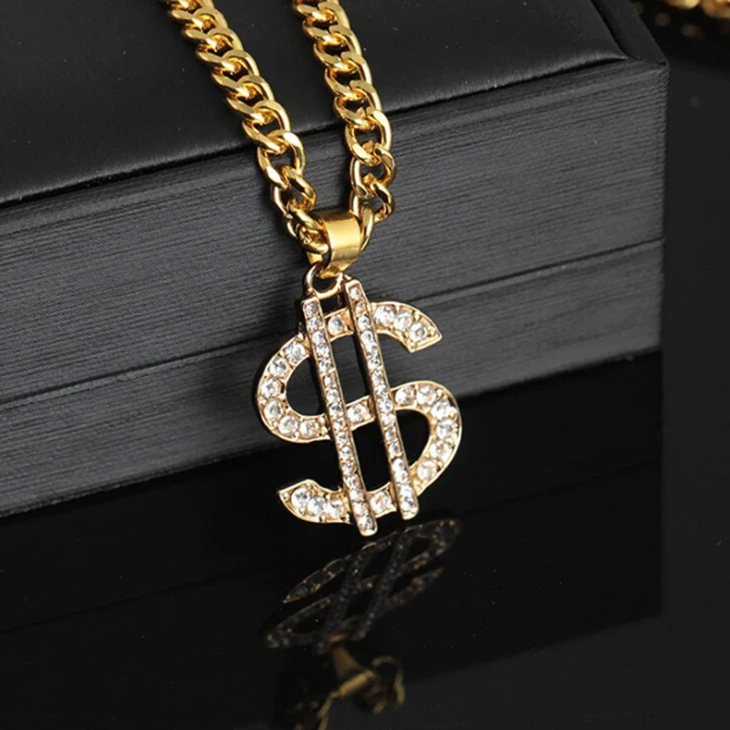 Collier en or Thug Life Dollars