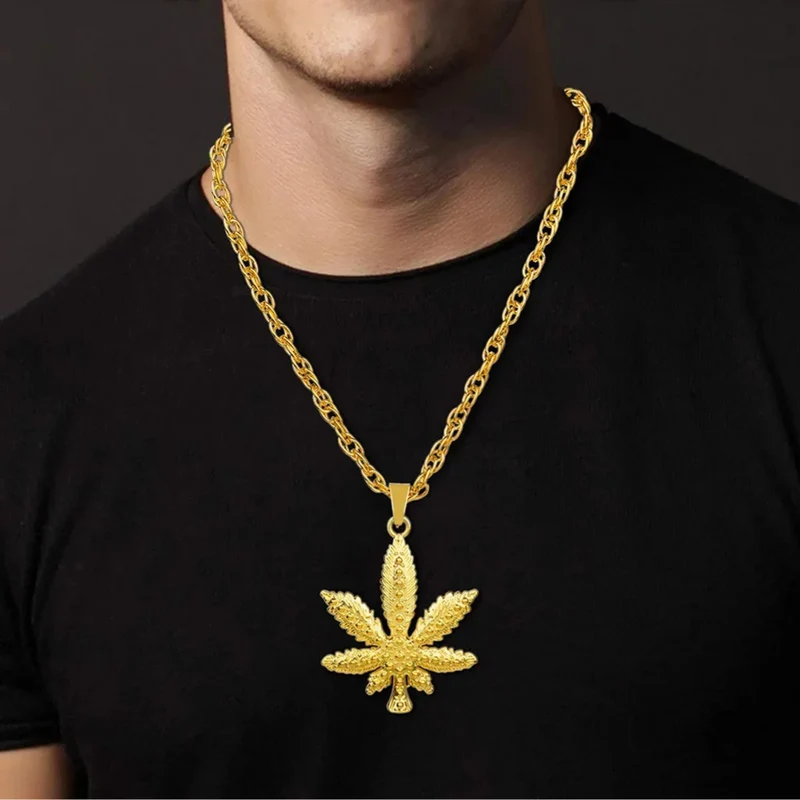 Collier Cannabis Bling Bling