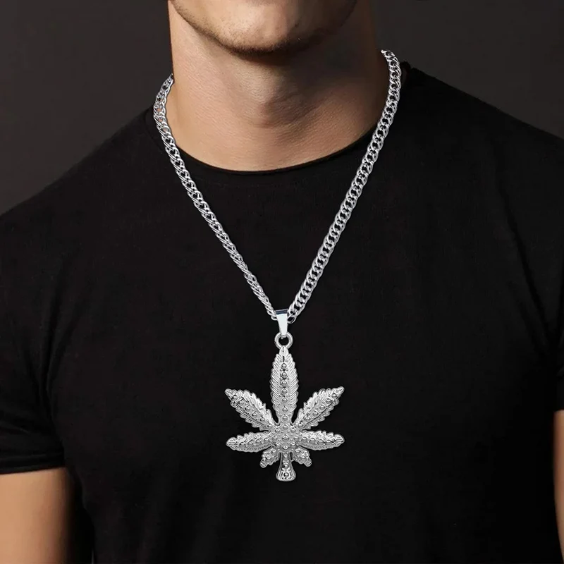 Collier Cannabis Bling Bling