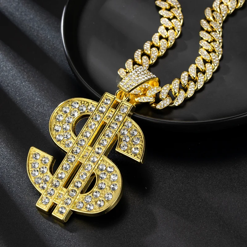 Collier Dollar en Métal