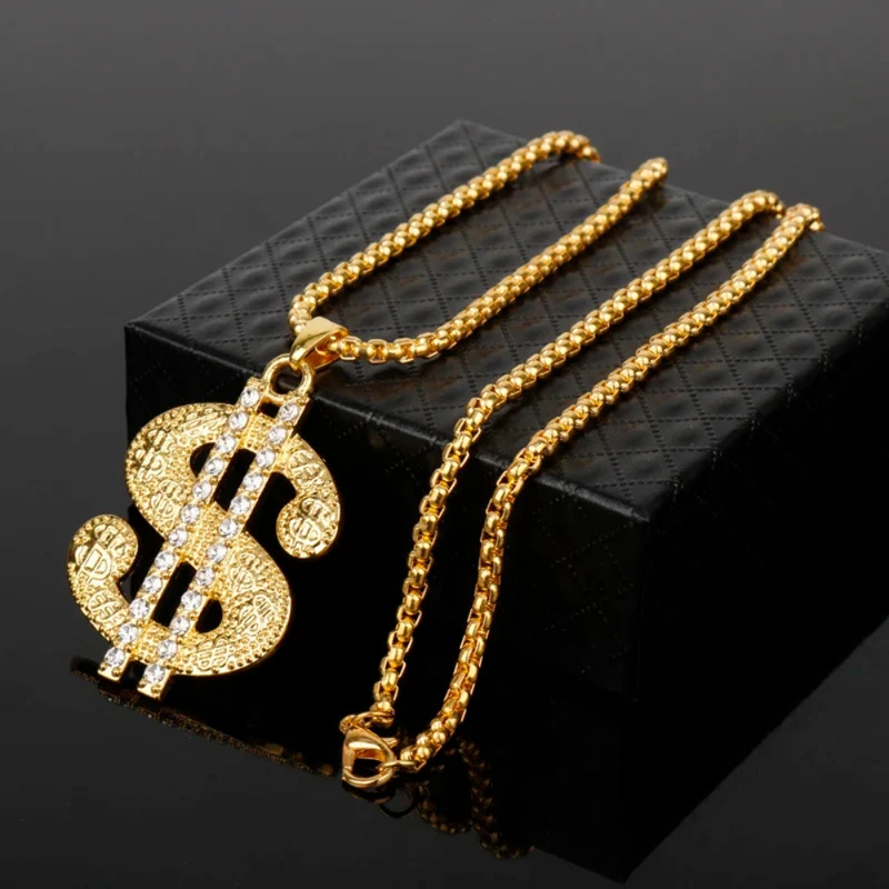 Collier Dollar Doré