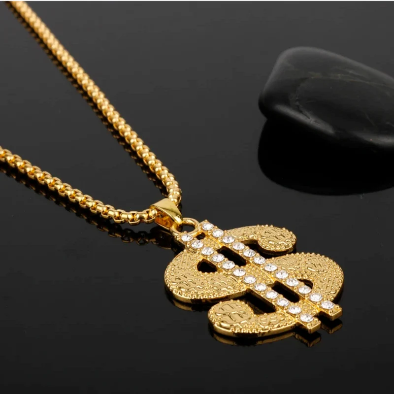 Collier Dollar Doré