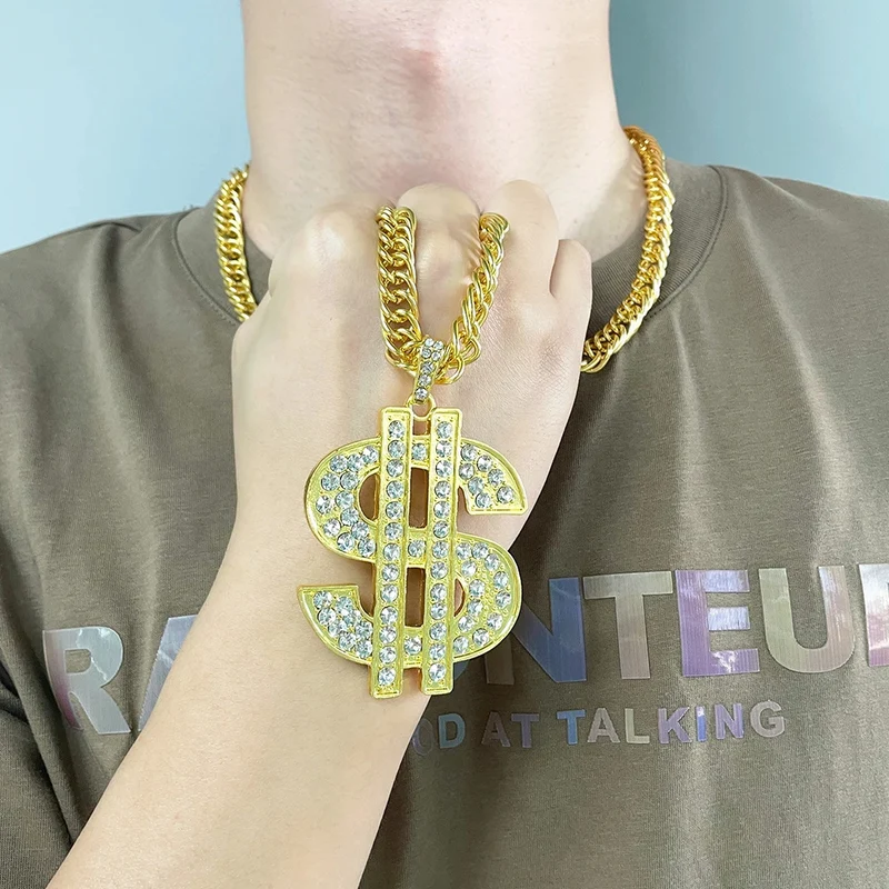 Collier Dollar Or