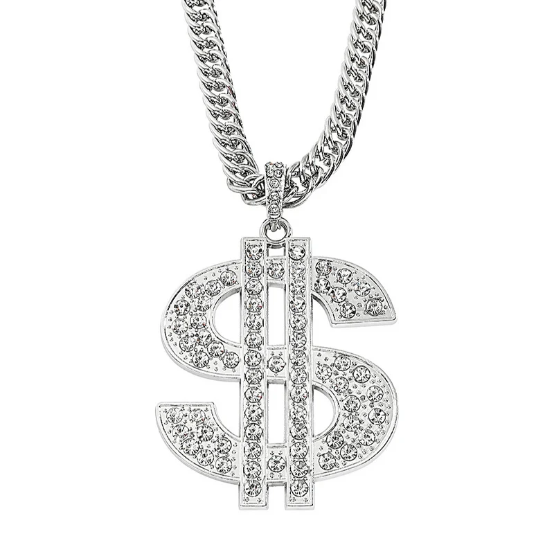 Collier Dollar Argent
