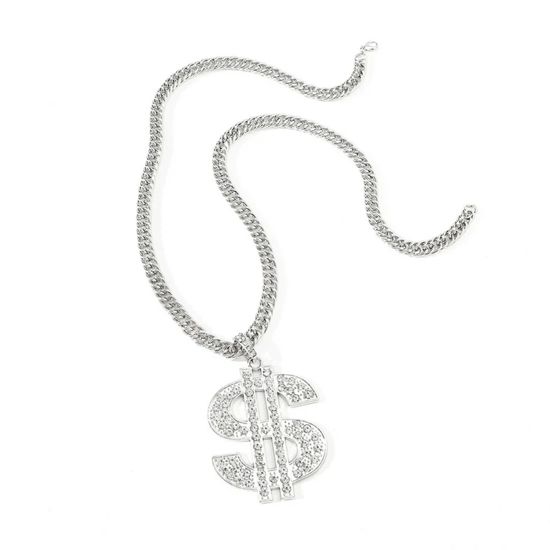 Collier Dollar Argent