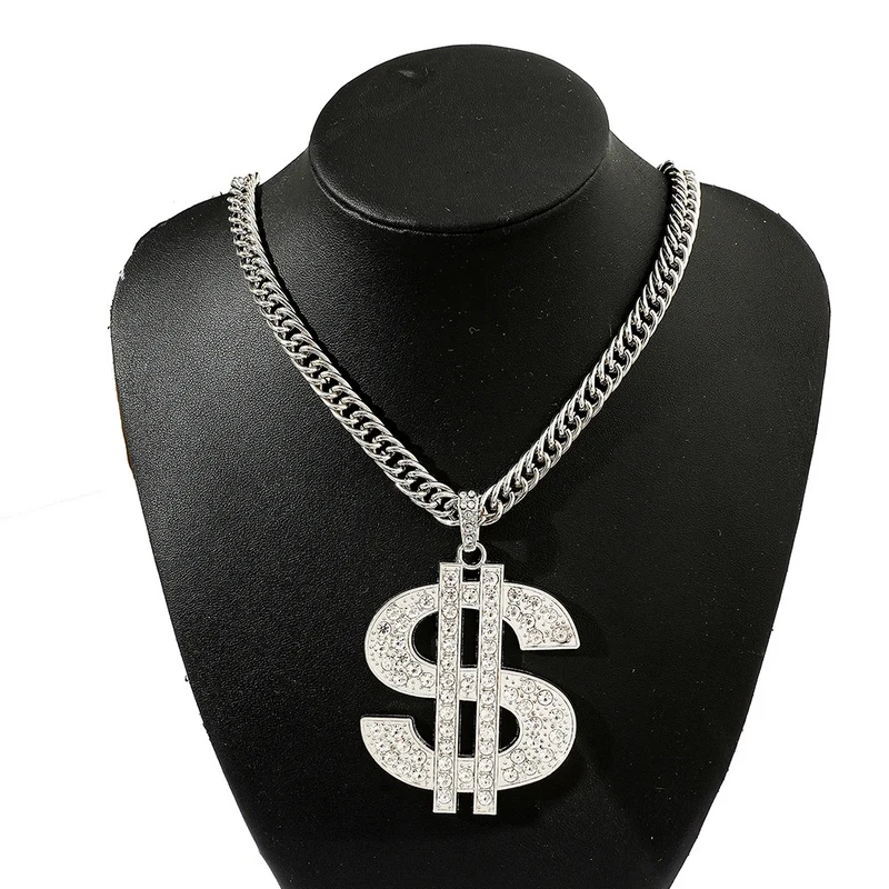 Collier Dollar Argent