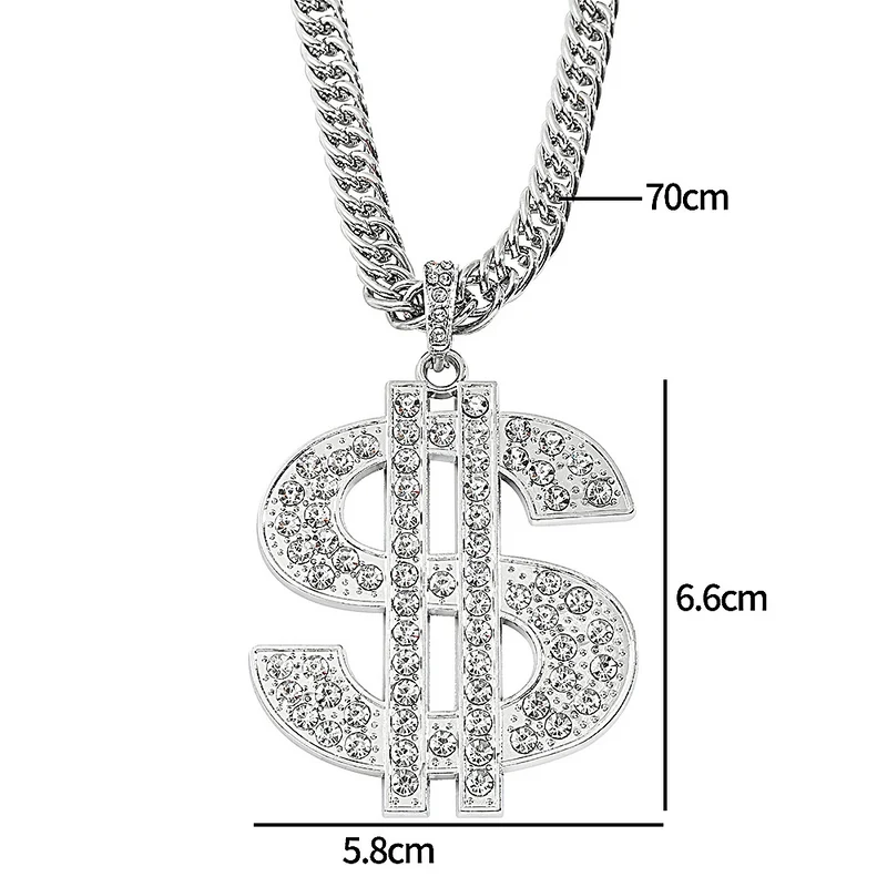 Collier Dollar Argent