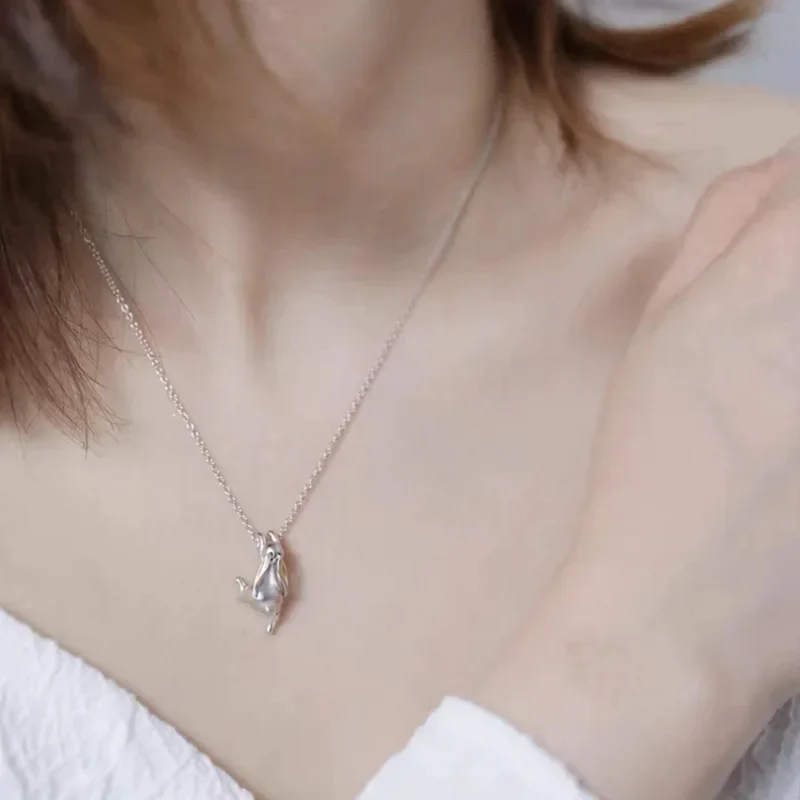 Collier Lapin Argent