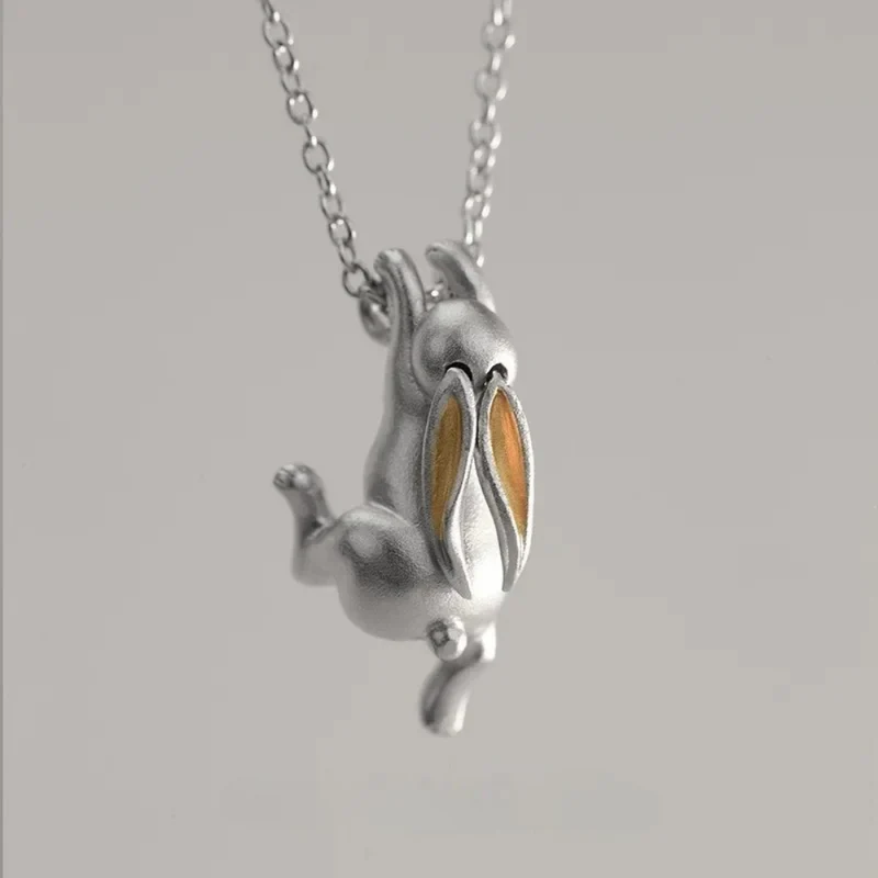 Collier Lapin Argent