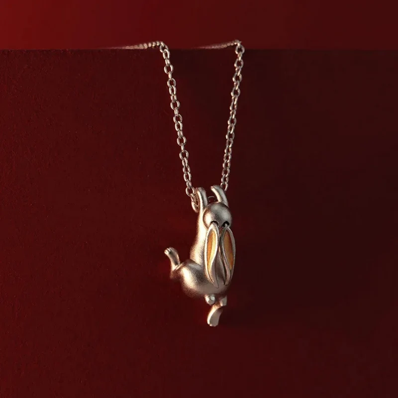 Collier Lapin Argent