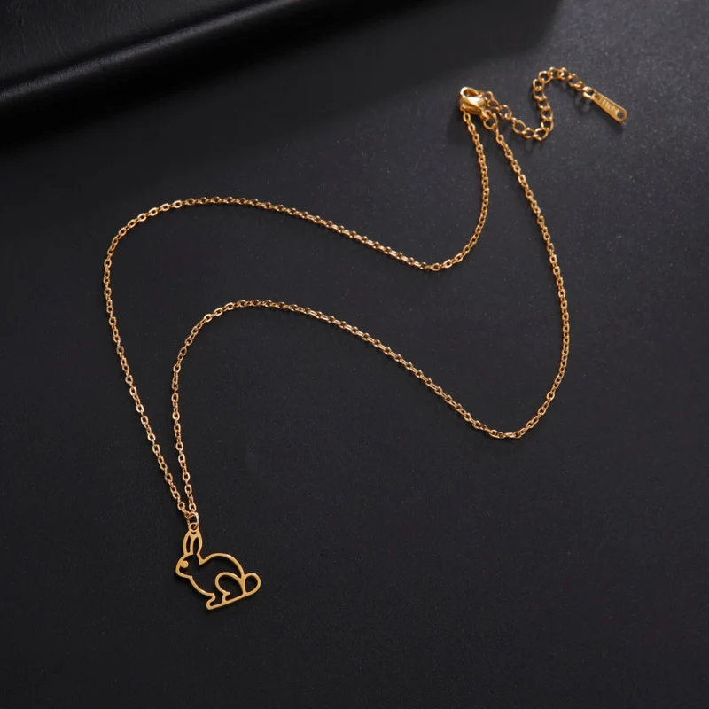 Collier Pendentif Lapin