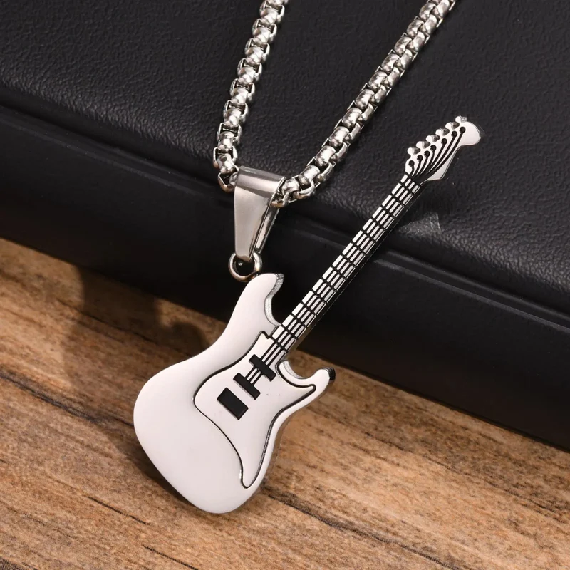 Collier Guitare Rétro