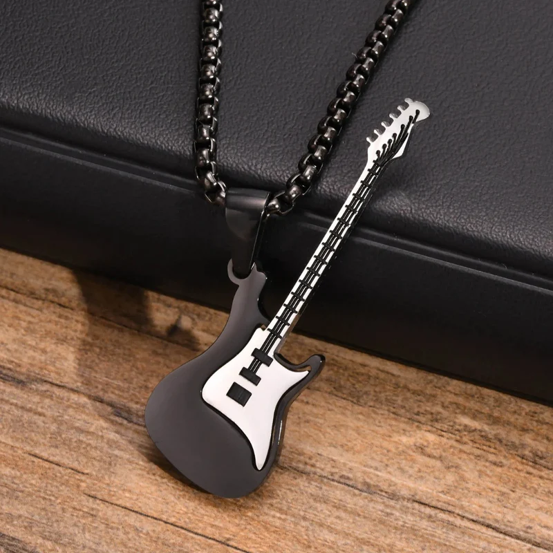 Collier Guitare Rétro