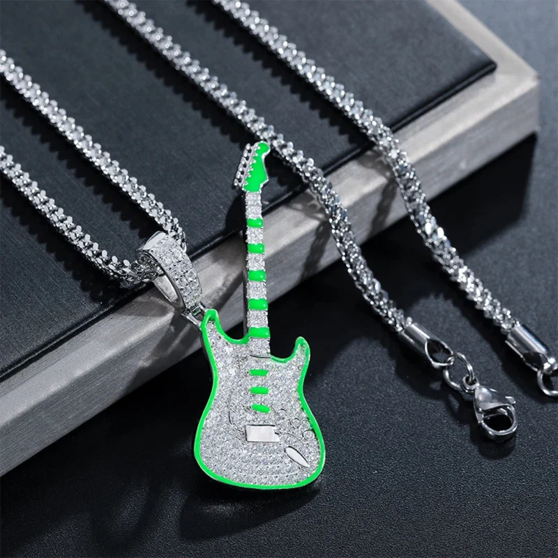 Collier Guitare Fluorescente