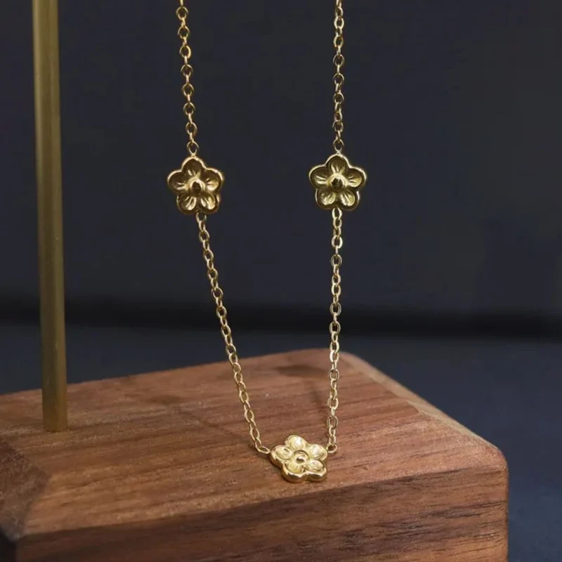 Collier Fleur Discret