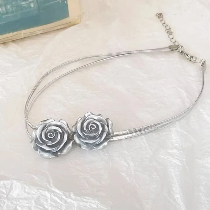 Double Collier Fleur